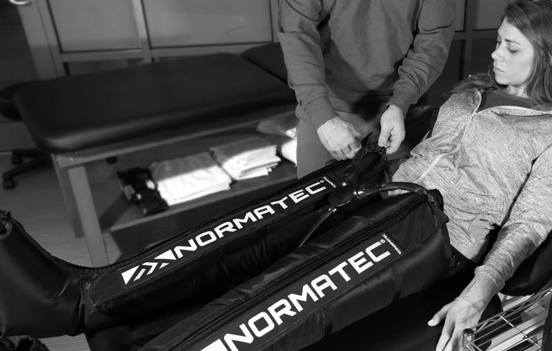 Normatec compression therapy boots at pilateswise